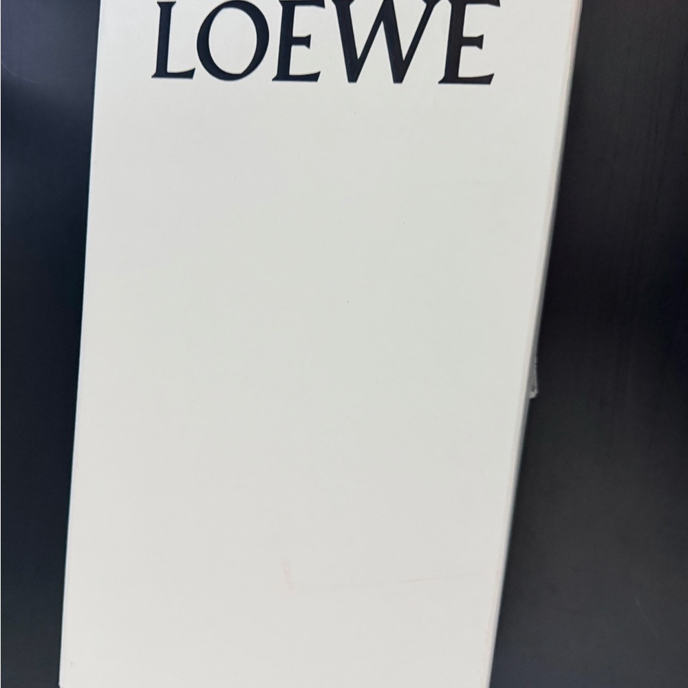Authentic Loewe Classic White shoe box